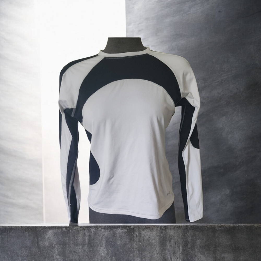 FILA Black and White Long Sleeve Shirt